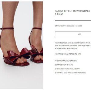 BRAND NEW !!!!!! PATENT EFFECT BOW SANDALS